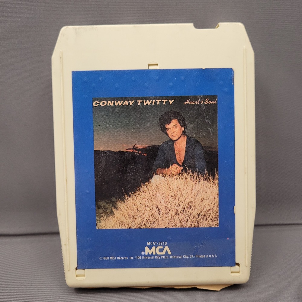 Heart & Soul - Conway Twitty (8-Track‎ Tape, 1980) MCA Records